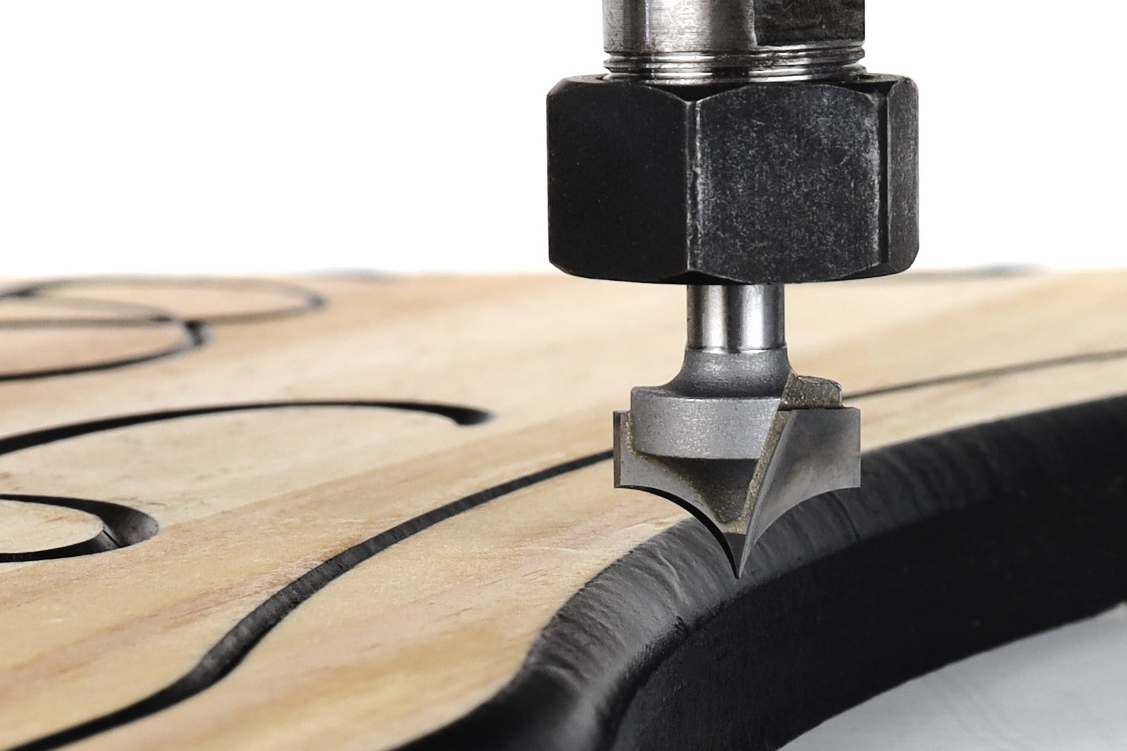 1/4" Radius Round Over Router Bit, 1/4" Shank (Corner/Edge Rounding)