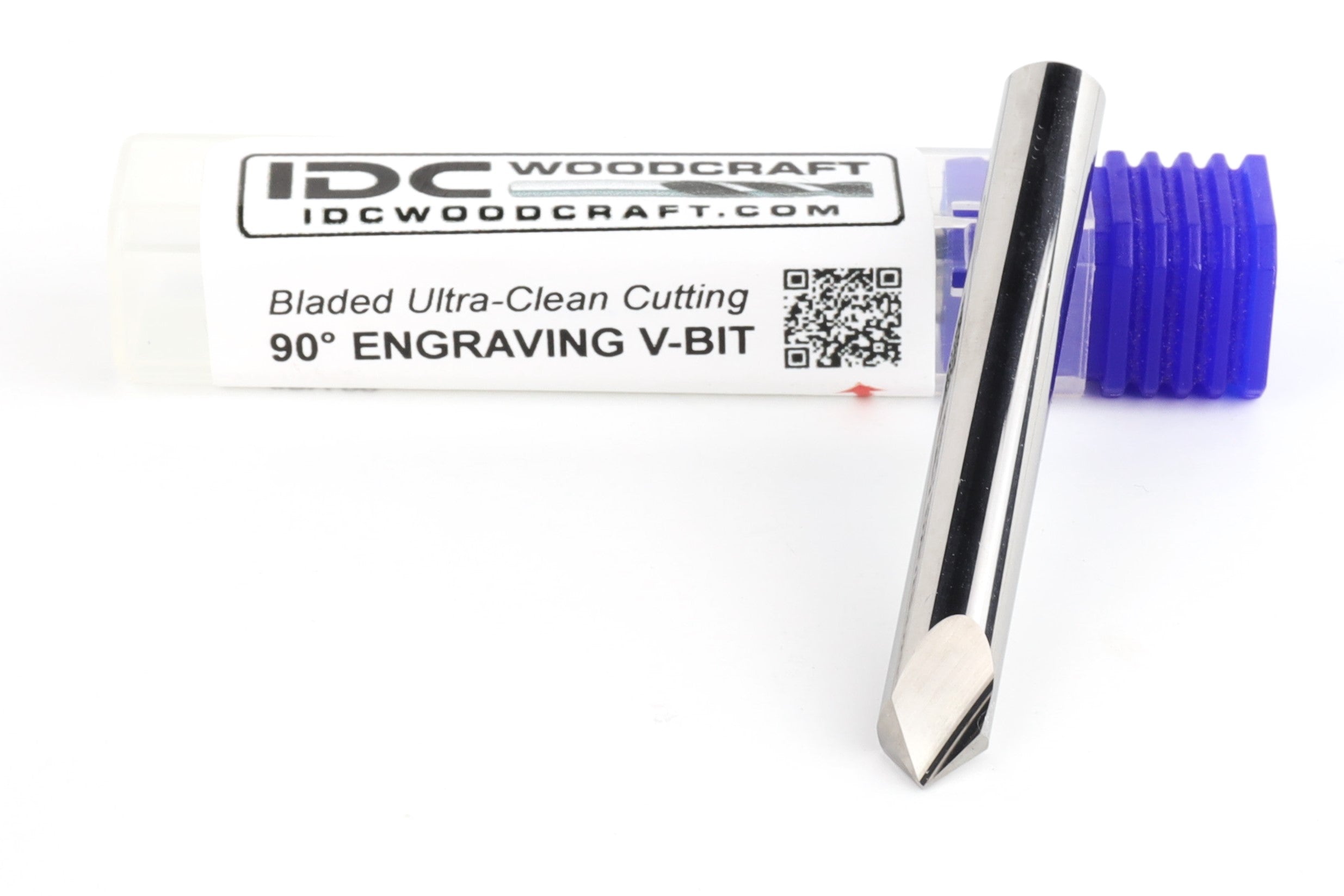 Ultra-Clean Cutting 90 Degree V-Bit for CNC Routers, 1/4 Shank