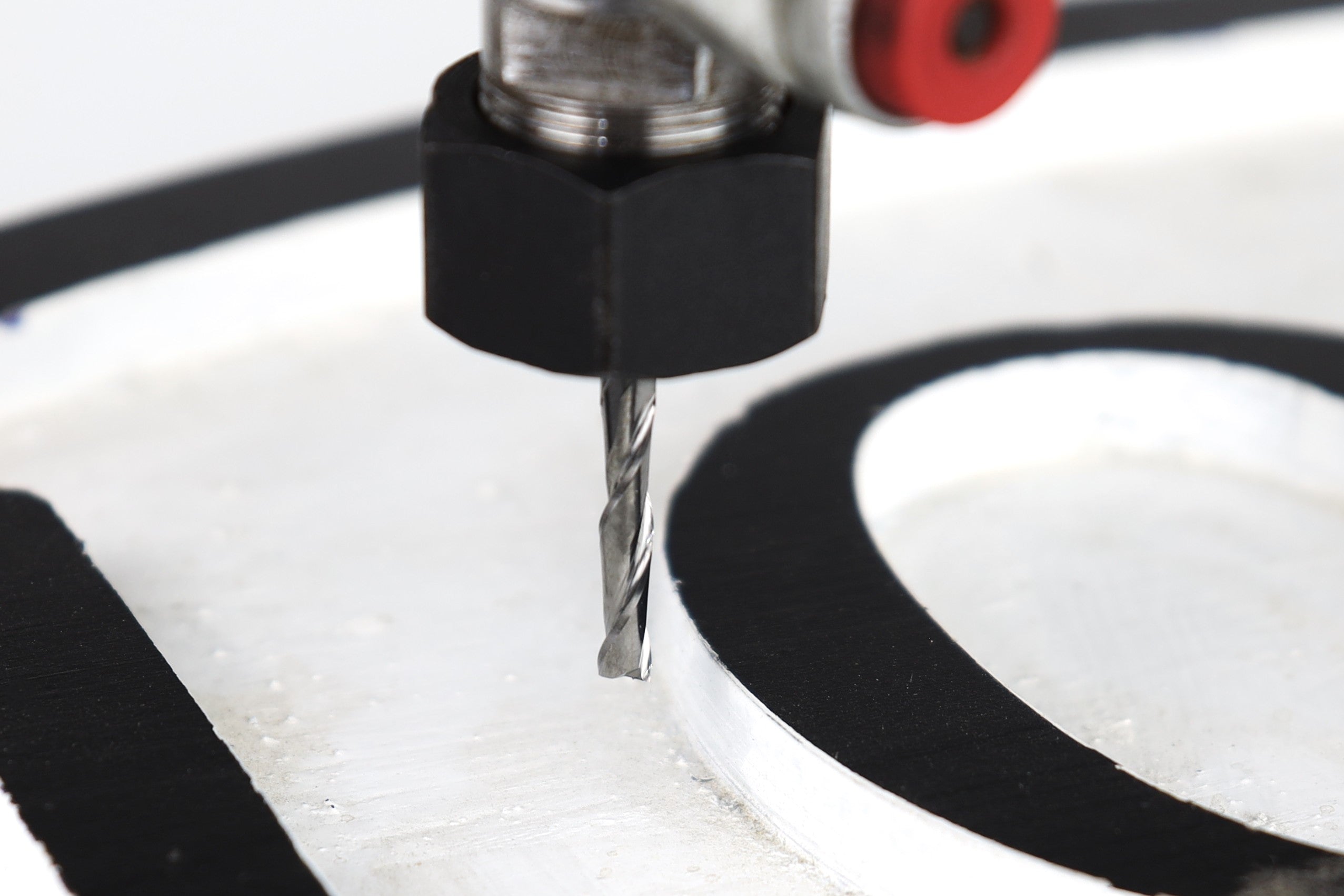 1/8" Up-Cut Endmill Bit (Drilling Capable) For CNC Routers (set of 2)