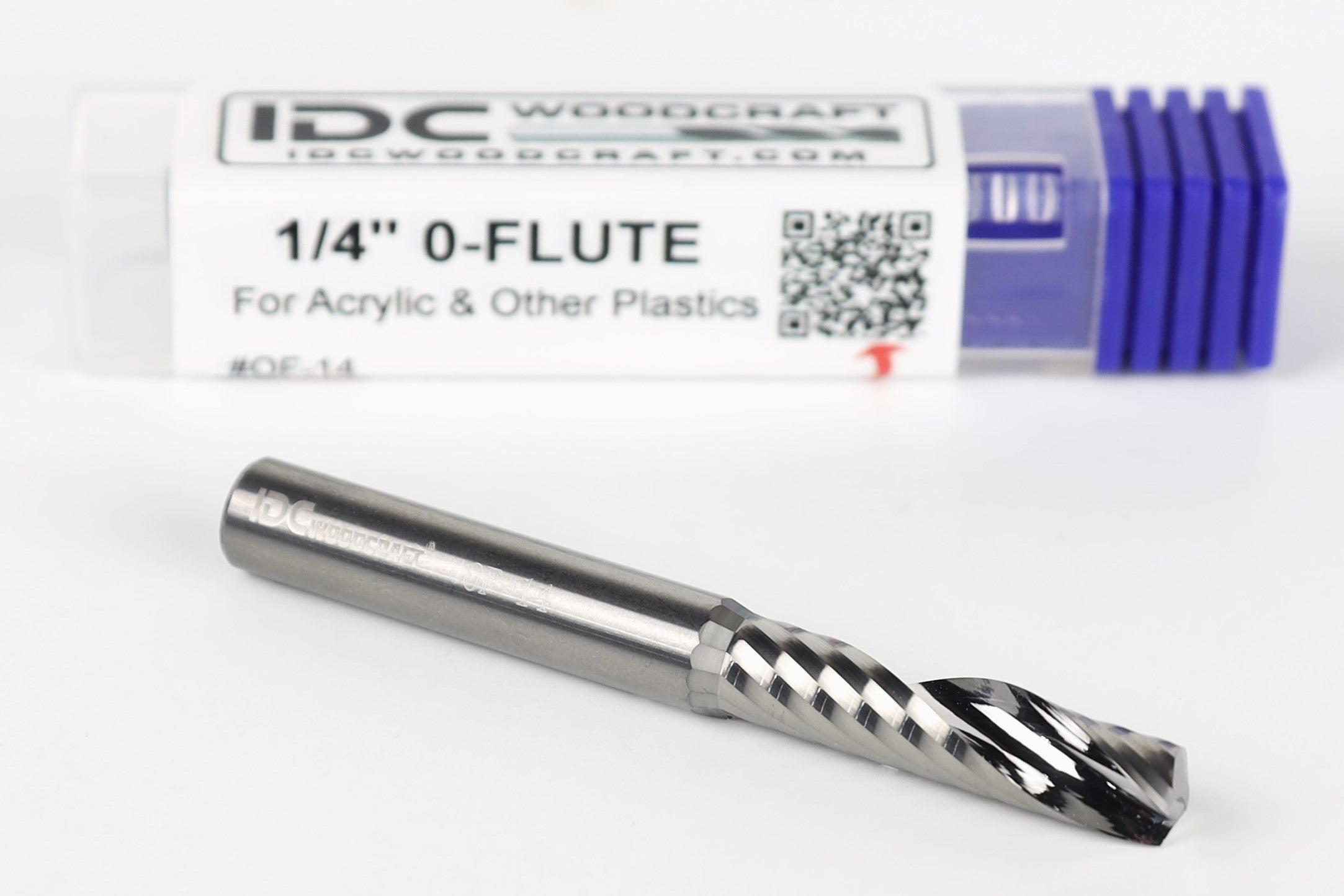 1/4" 0-Flute CNC Router Bit For Acrylic, 1/4" Shank