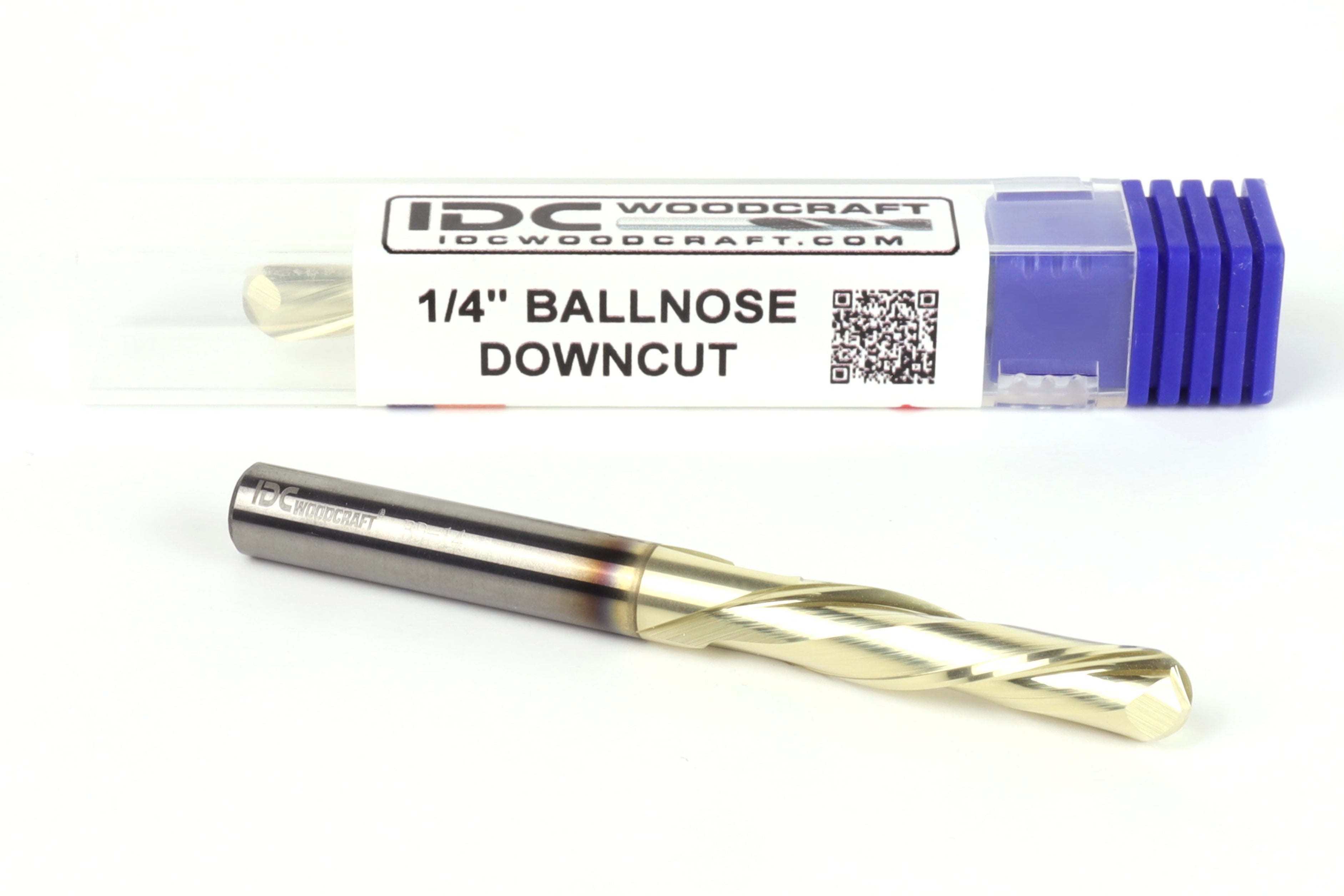 1/4 Down-Cut Ball Nose Endmill, 1/4 Shank w/ FREE Marble Maze File