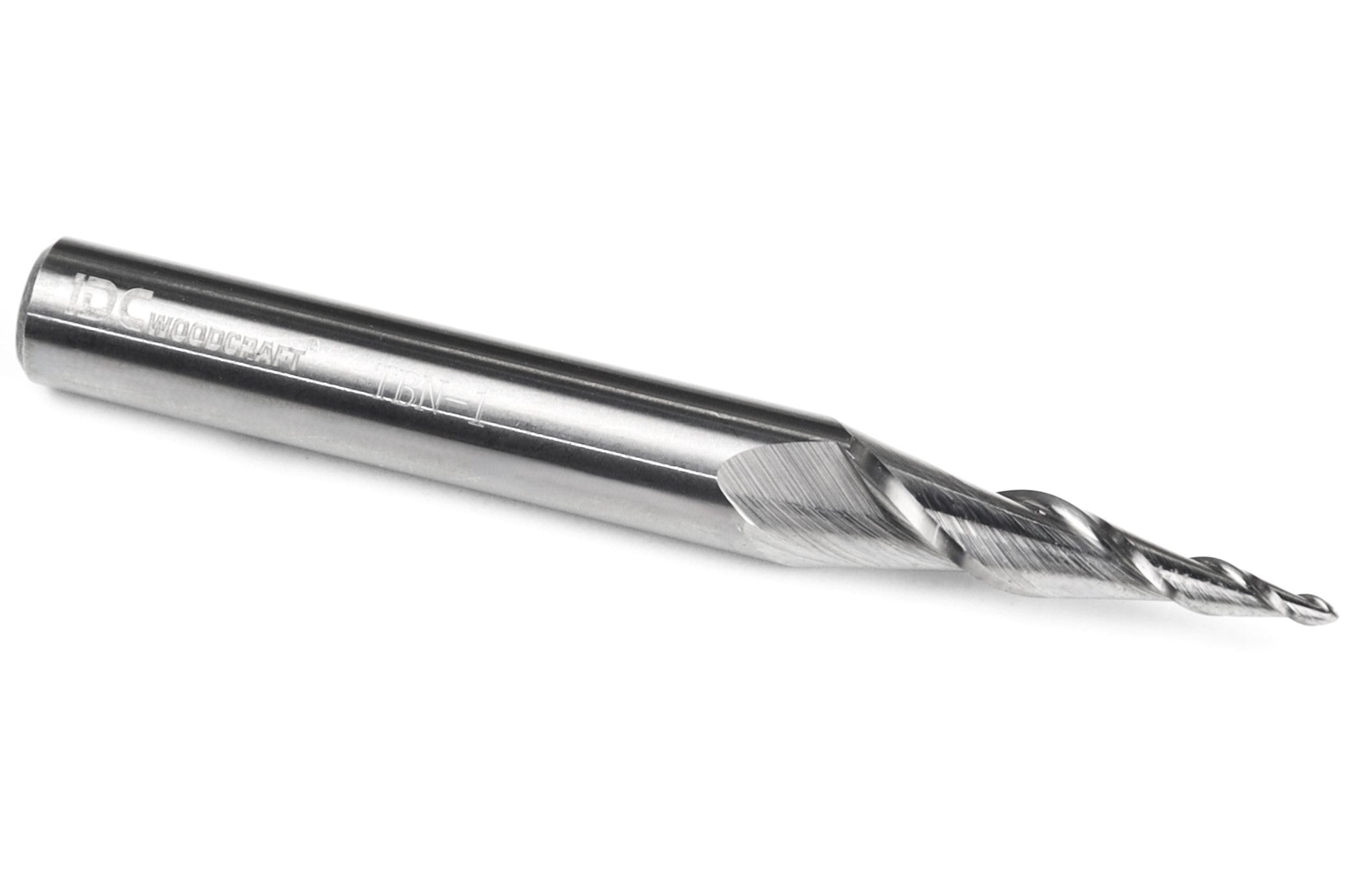 Ultra-Fine Detail Tapered Ball Nose Bit for CNC 3D Carving, 1/4" Shank