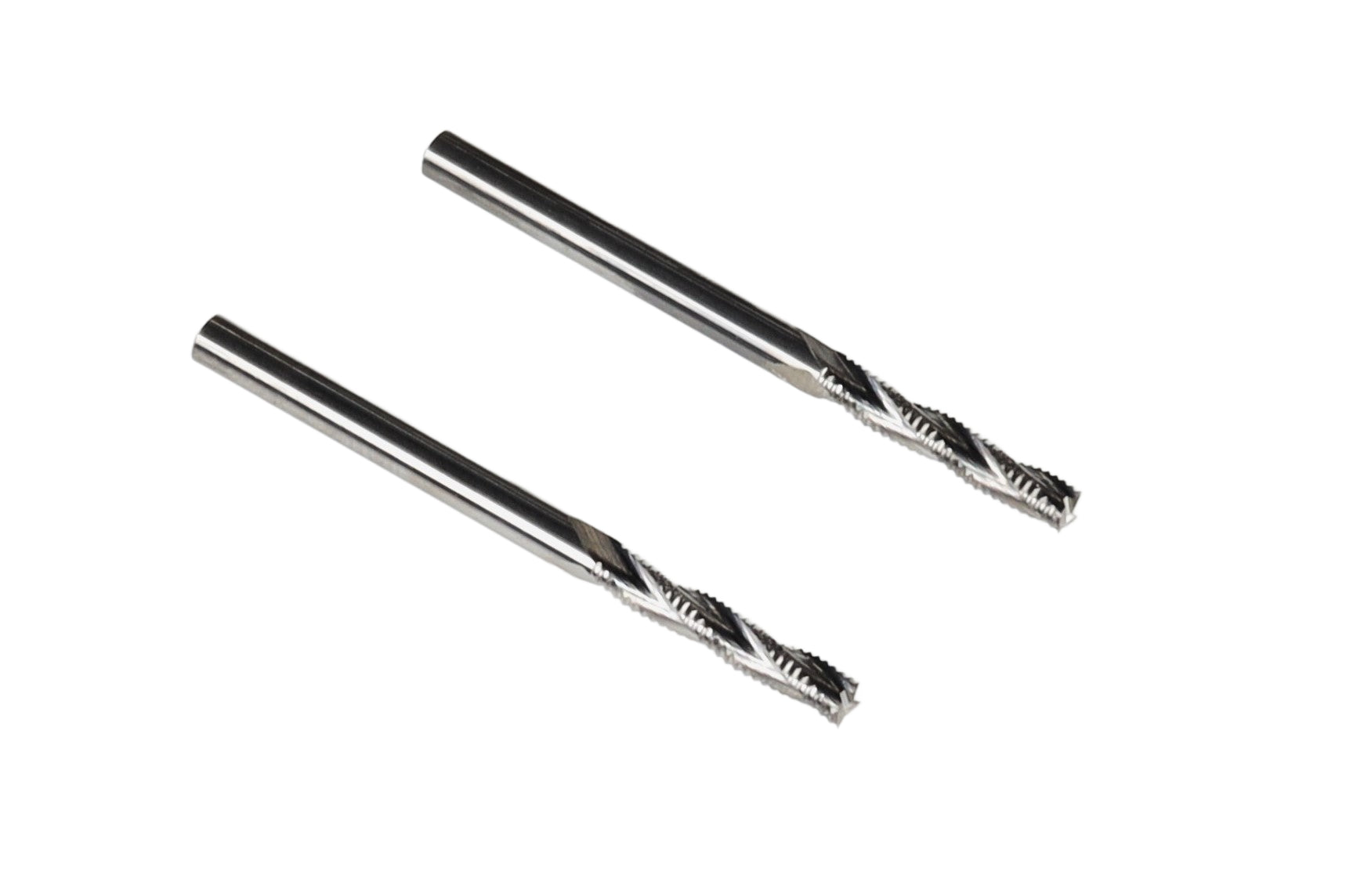 2-Piece Set "BADGER" 1/8 High-Speed Roughing CNC Router Bit, 1/8 Shank