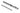2pc Compression Endmill Bit Set For CNC Routers, 1/4 & 1/8 Dia.