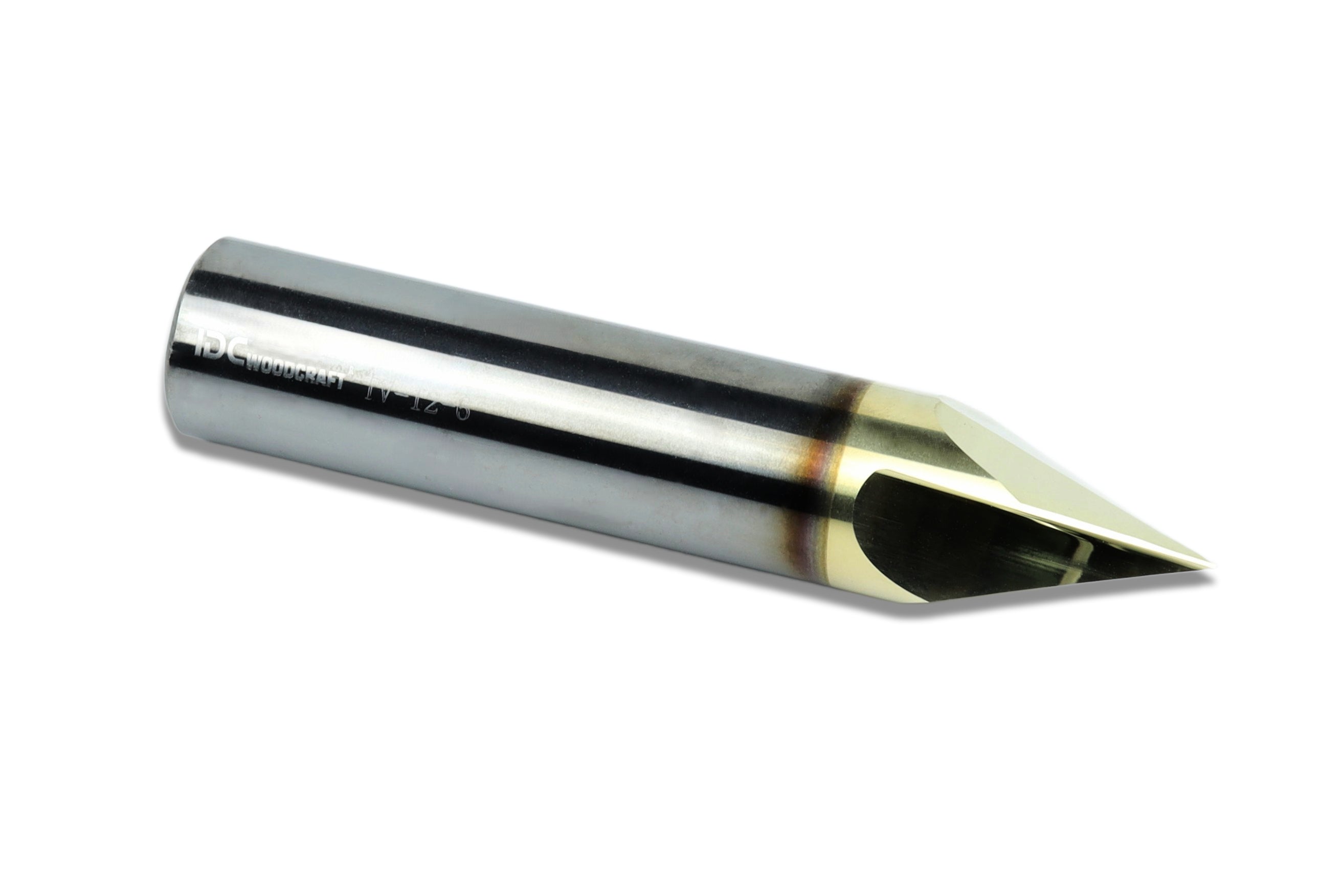 Ultra-Clean Cutting 60 Degree V-bit for CNC Routers, 1/2" Shank